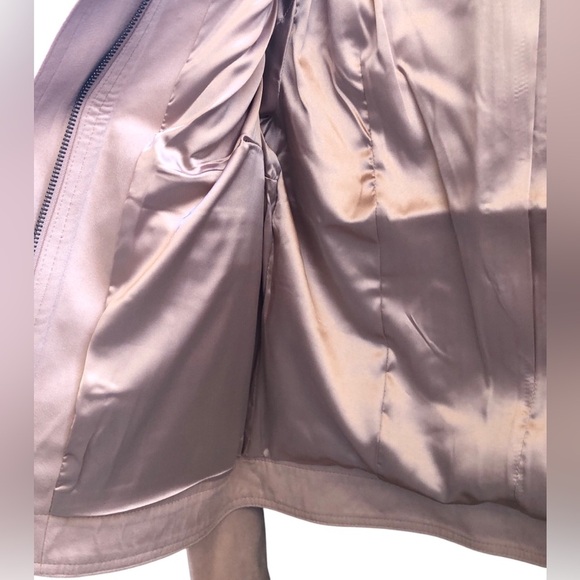 Woman’s Faux Suede Jacket Pastel Pink Size Large NWOT - Picture 14 of 16